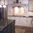 Kitchen / Traditional / Paint / Specialty Finish / Full Overlay / Island / Hood