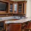 Wet Bar / Traditional / Beaded Inset / Stain / Glaze